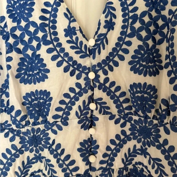 Adelyn Rae Luisa Embroidered Midi Dress blue - Picture 6 of 9